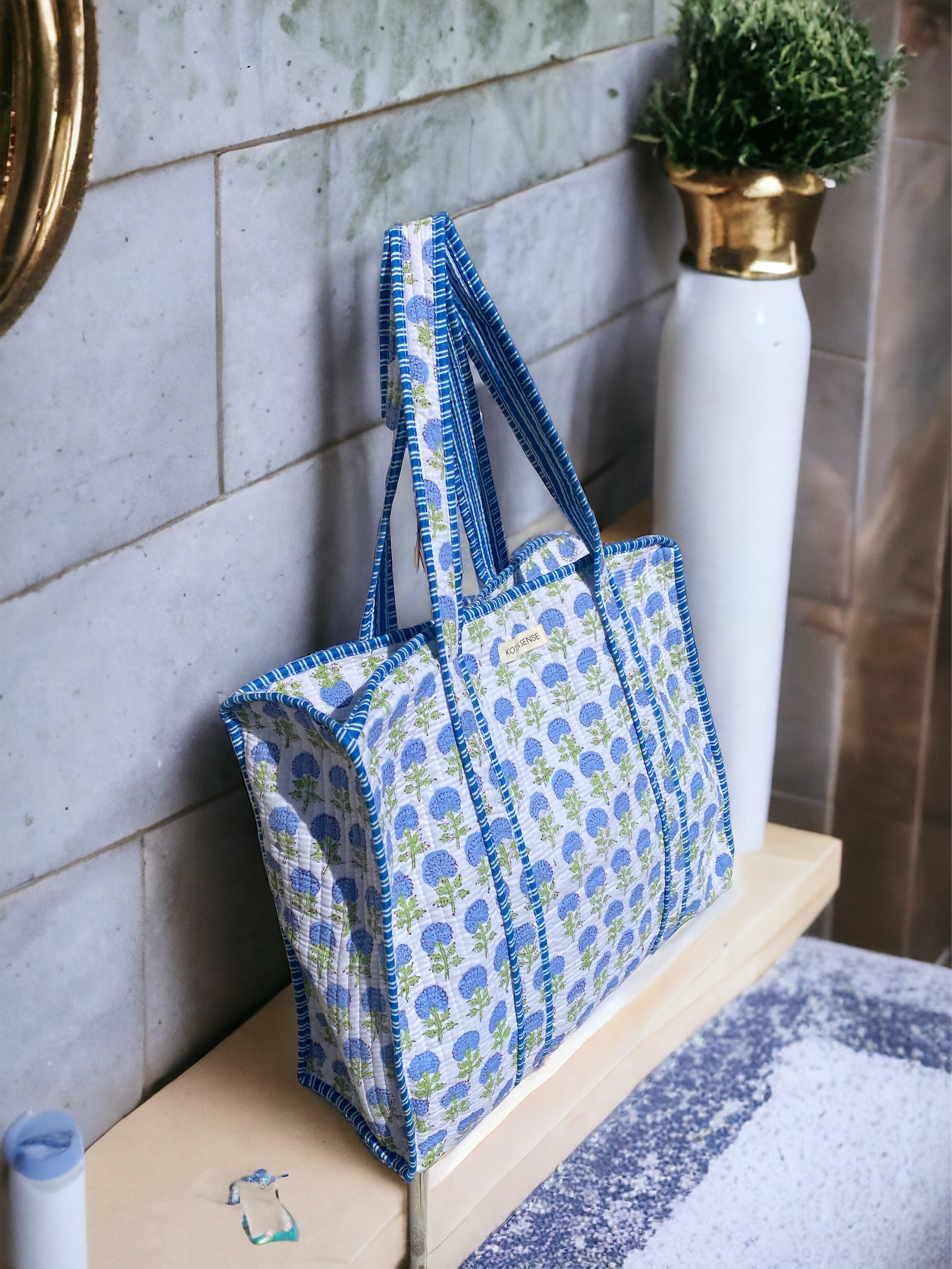 Cotton Candy Large Tote Bag