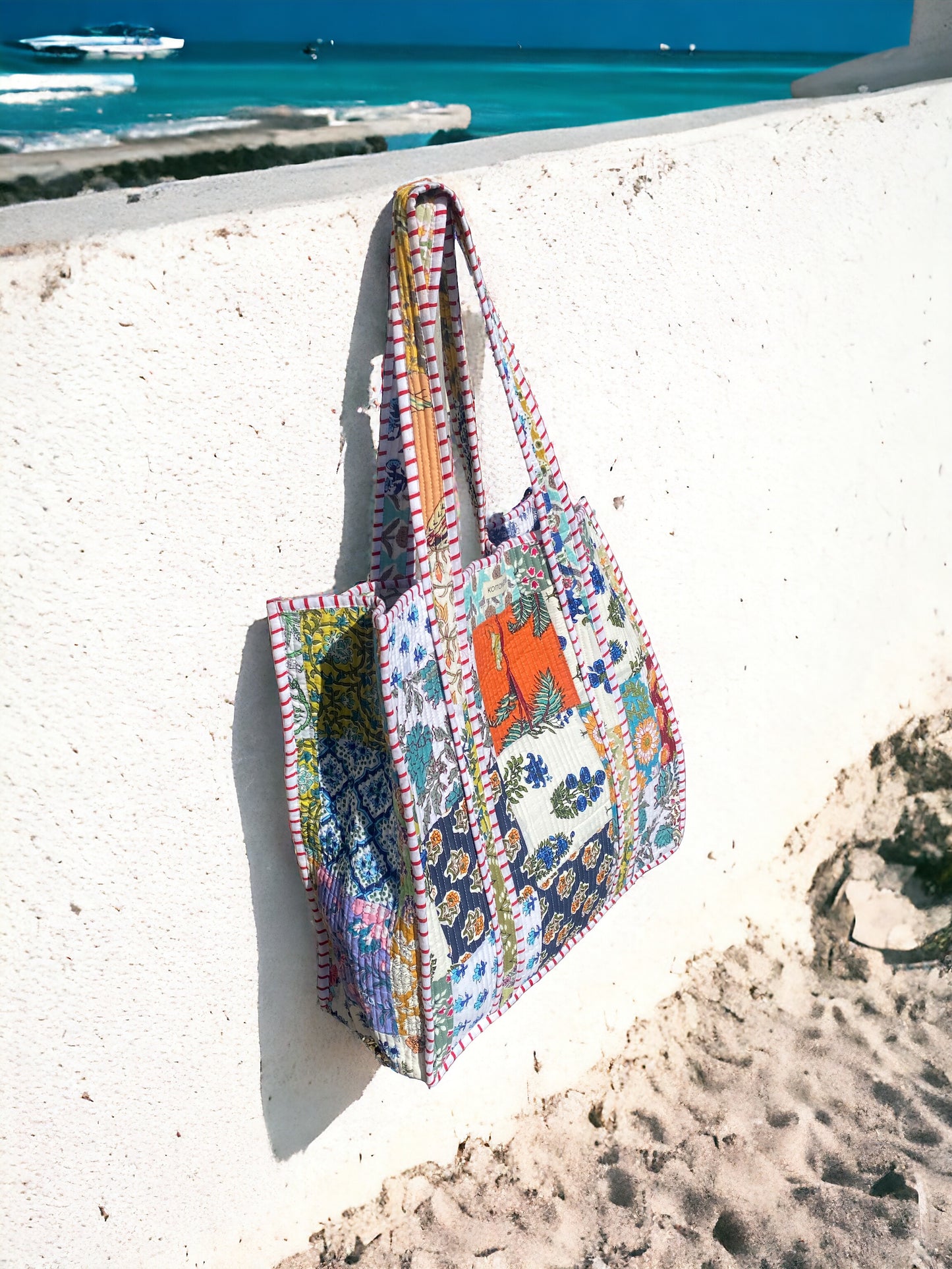 Rangrez - Large Patchwork tote bag