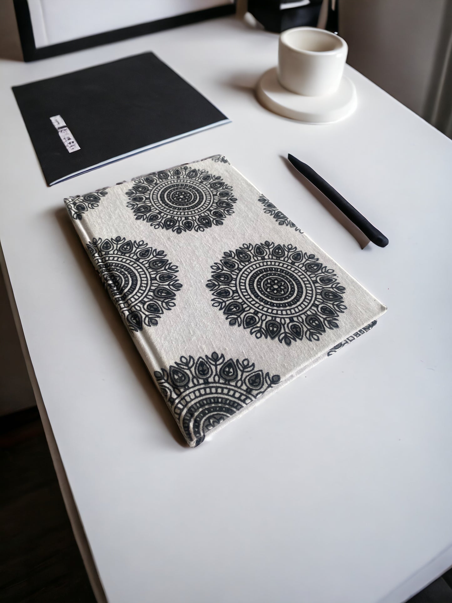 Grey Chakra - Recycled paper notebook