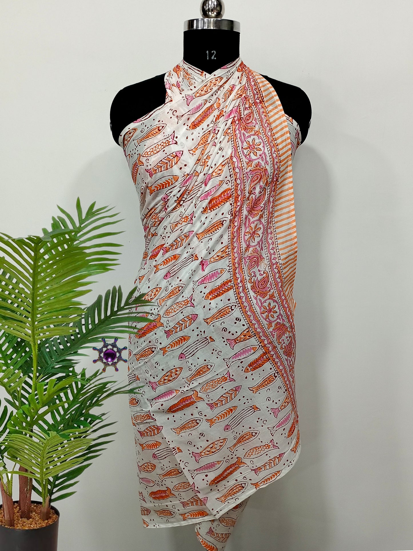 Madhubani - Scarf & Sarong