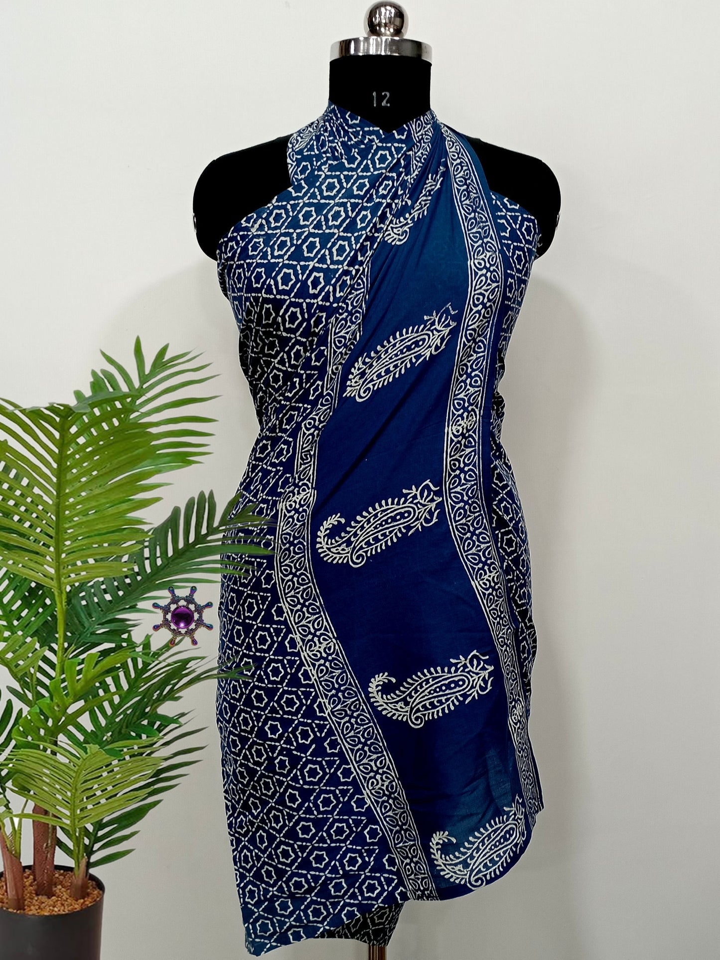 Indigo star - Scarf & Sarong